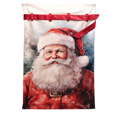 Santa Print Sack