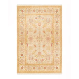 Classic One-of-a-Kind 4' 2" X 6' 2" Hand Knotted Area Rug