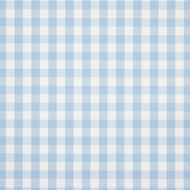 Petit papier peint à carreaux Willa, Chambray