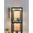 66'' Oil Rubbed LED Column Floor Lamp Set