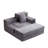 Corduroy Sleeper Sofa With 2 Pillows, Foldable Floor Sofa Lounge Couch, No Assembly Needed-1521741837