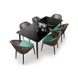 Rodona Outdoor 7 - Piece Dining Set with Cushions