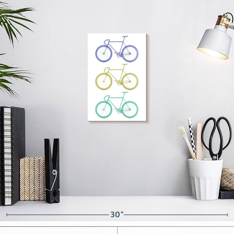 Mehar Trio Bikes, 12" H x 8" W