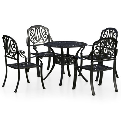 Bannockburn 4 - Person Round Patio Dining Set