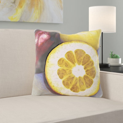 Outdoor Reversible Throw Pillow