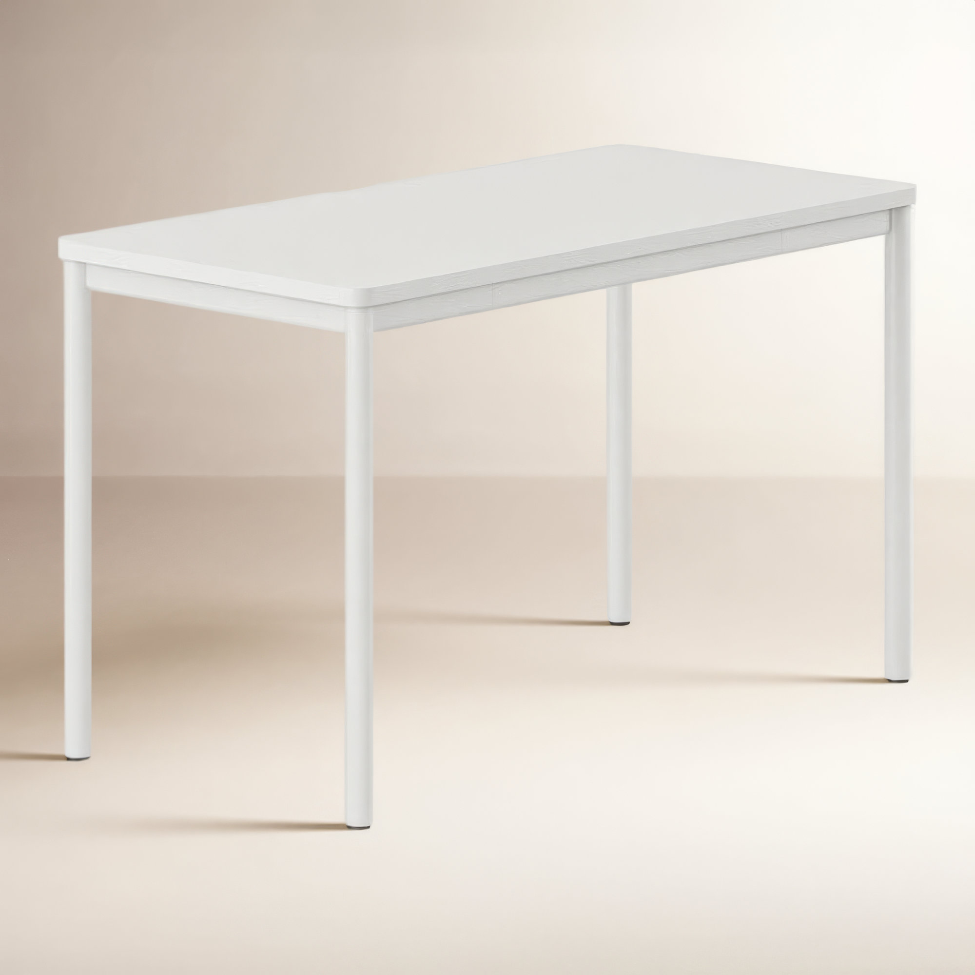 Daily Desk, 28.5" H x 48" W x 24" D, White, White