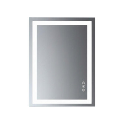 36" Lighted Frameless Bathroom Vanity Mirror