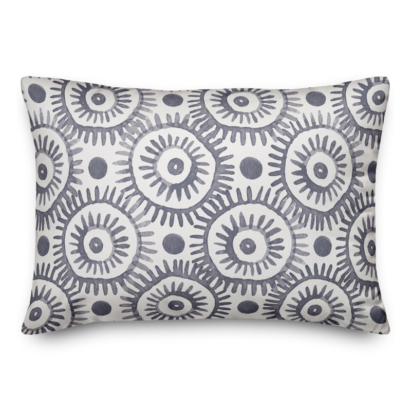 Outdoor Throw Pillow, Blue