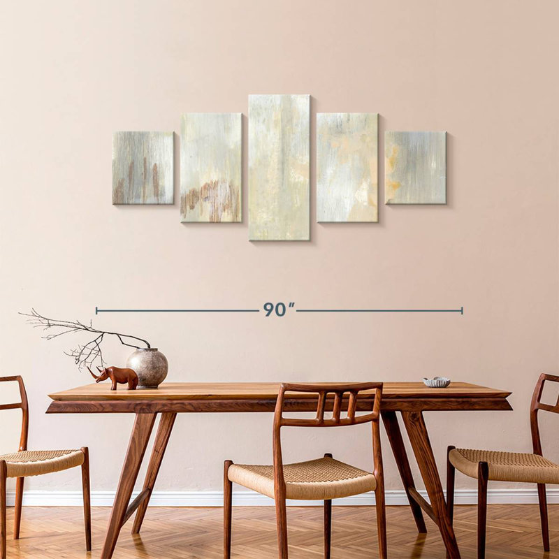 Avery Barely Blush I, 36" H x 80" W