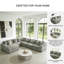 Canapé modulaire avec méridienne 6 pièces Lindyn-1791581611