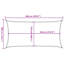 Arson Sunshade Sail 160 G/M² Anthracite 2X4.5 M HDPE-107651334-107651337
