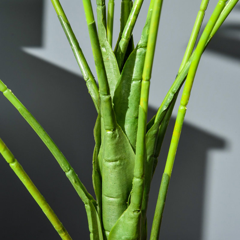 85cm Faux Foliage Plant in Cement Pot