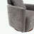 Chenille Fabric Swivel Barrel Chair-660941820