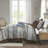 Princeton Blue Reversible Jacquard 5-Piece King Bedspread Set-29224697-79689108
