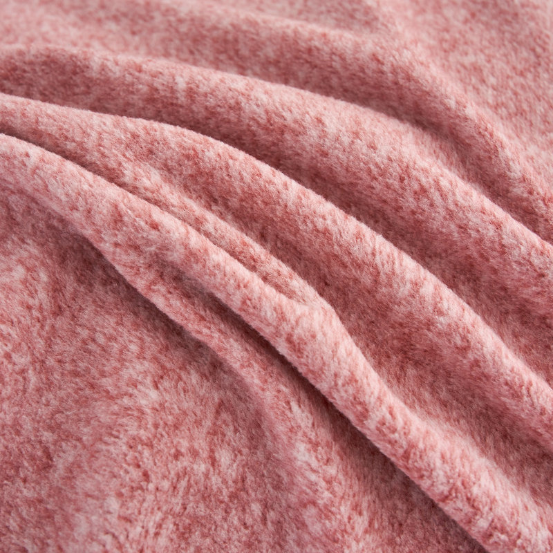 Knitted Throw Blanket, Queen, Red
