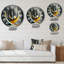 Horloge murale Visionary Dance Of God 3D Wave Sphere III-93383716