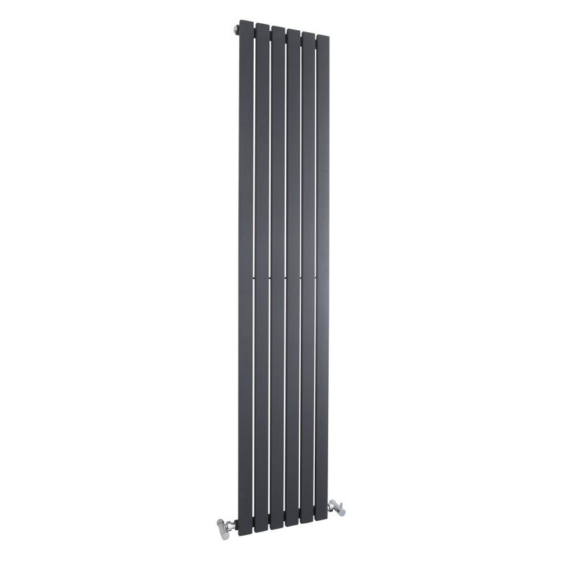 Vertical Designer Radiator, 180cm H x 35.4cm W, Anthracite