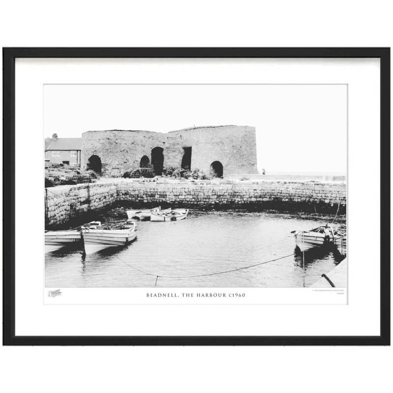 Beadnell, The Harbour C1960 - Single Picture Frame Print, 28cm H x 36cm W x 2.3cm D