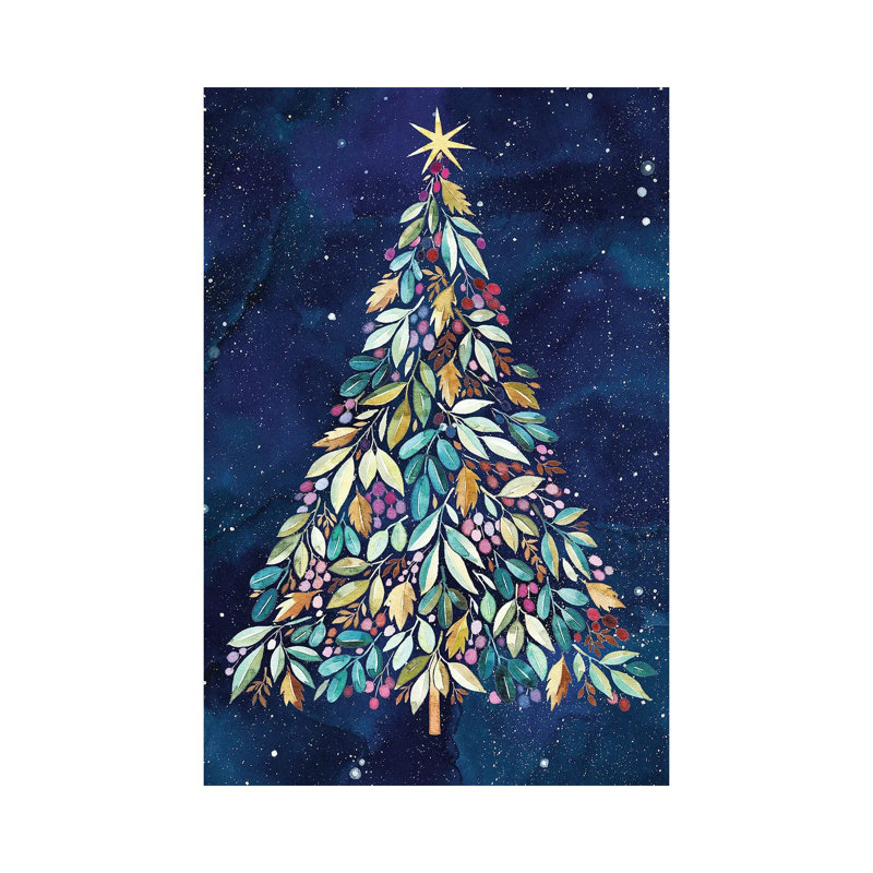 Starry Holiday - reproduction d'art murale - toile tendue
