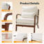 Chaise d'appoint en velours côtelé Mid-Century-1437971534