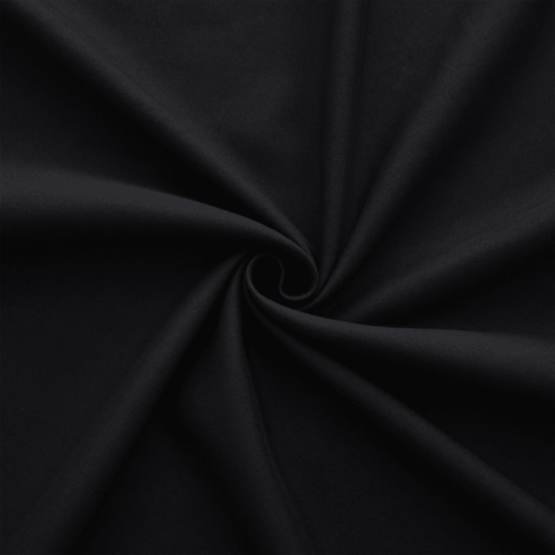 200 Thread Count Microfiber Deep Fitted Bed Sheet – 25cm Pocket, Black, Super King (6')
