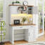Farmhouse 47" Executive Desk With Hutch-431523724