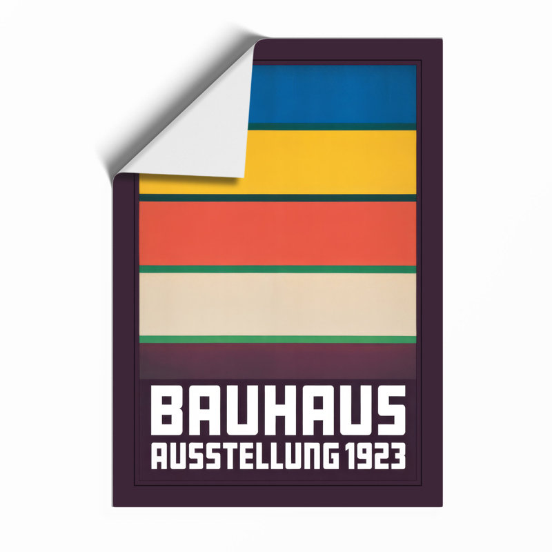 Bauhaus Ausstellung Geometric - Print, Unframed, A4 - 29.7 x 21.0 cm