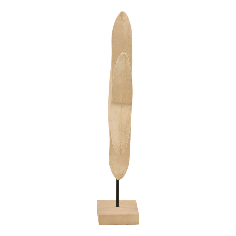 Pacifica Sculpture Natural Brown, 23" H x 13.5" W x 4.5" D
