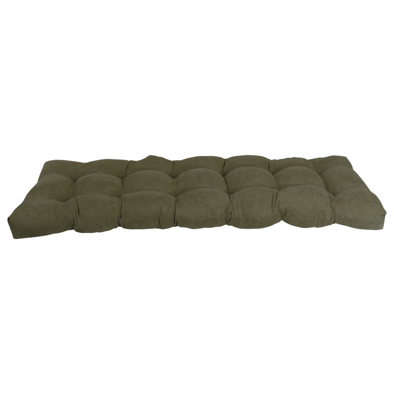 Coussin de siège en microsuède pour l'intérieur, Vert forêt, L 60 po x P 19 po