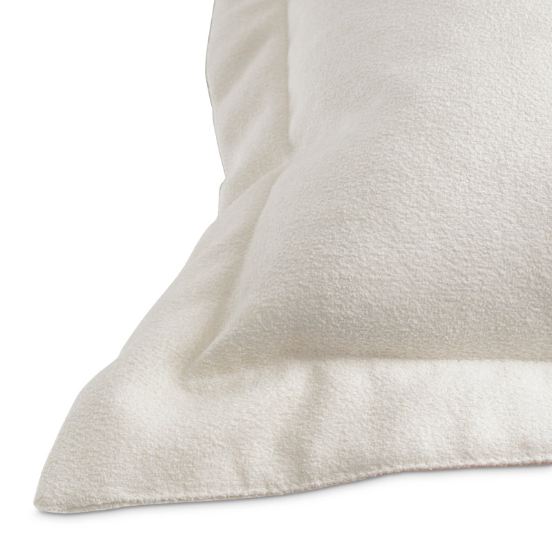 Feather Reversible Throw Pillow