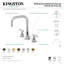 Robinet de salle de bain espacé Kingston Kingston-45639307