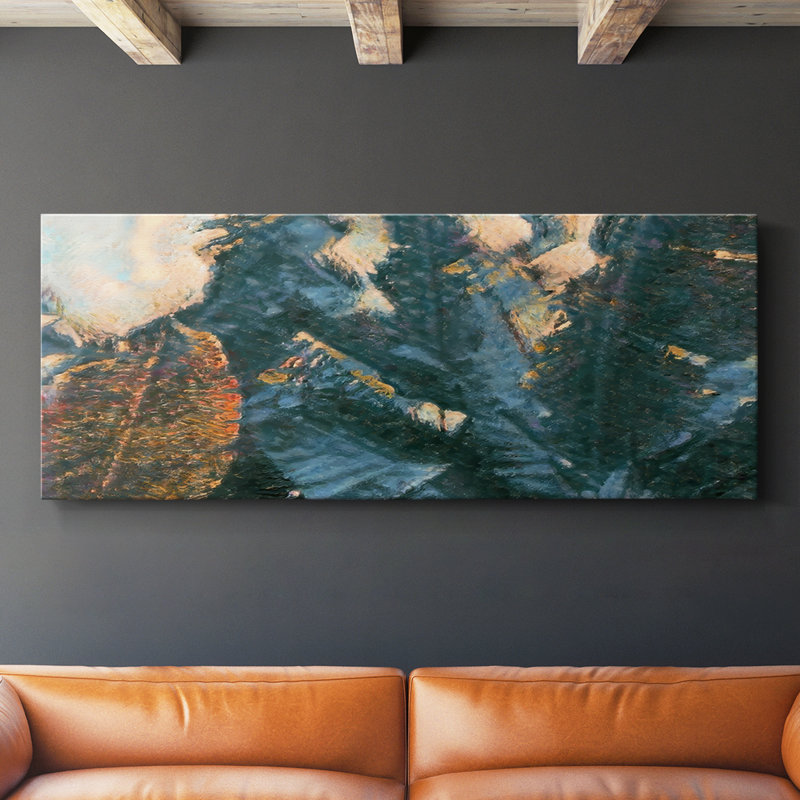 Cabana View Monet I- Gallery Wrapped Canvas -Ready to Hang, 12" H x 30" W