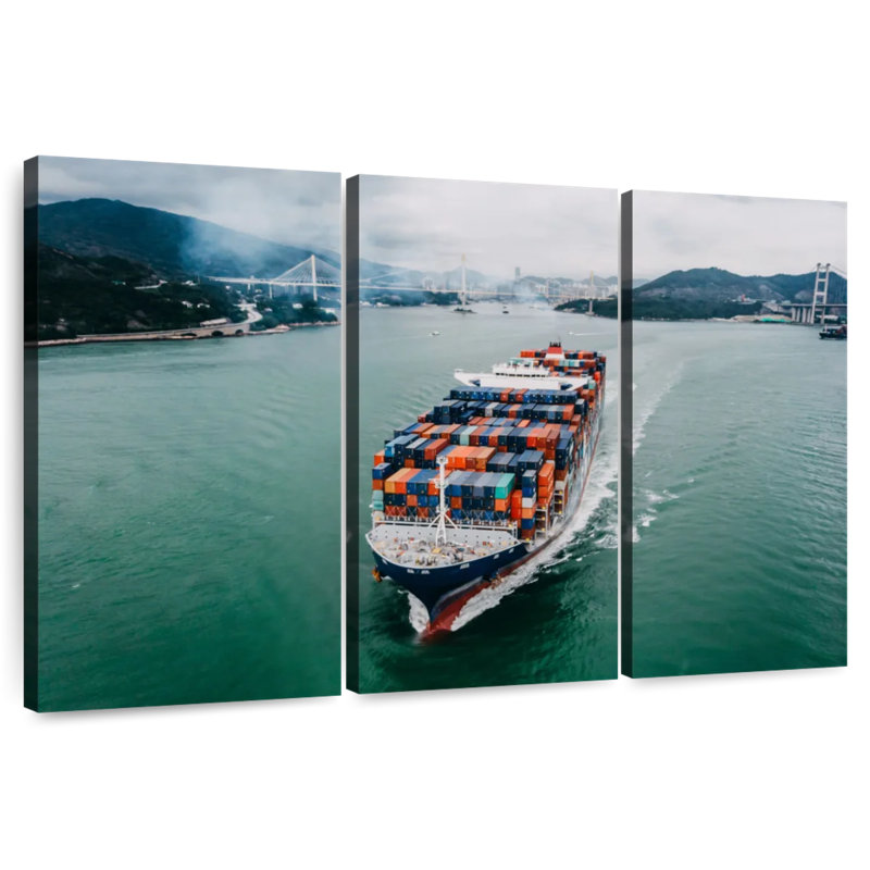 Mehar Cargo Ship Transport, 42" H x 65" W
