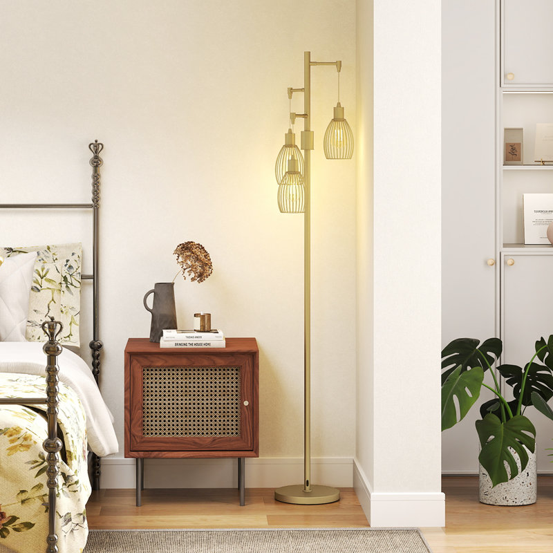 Bendersville 170.5cm Tree Floor Lamp, Gold