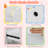 Princess Bunny Makeup Table with Lighted Mirror, Open Shelves and Storage Drawers White-939869842