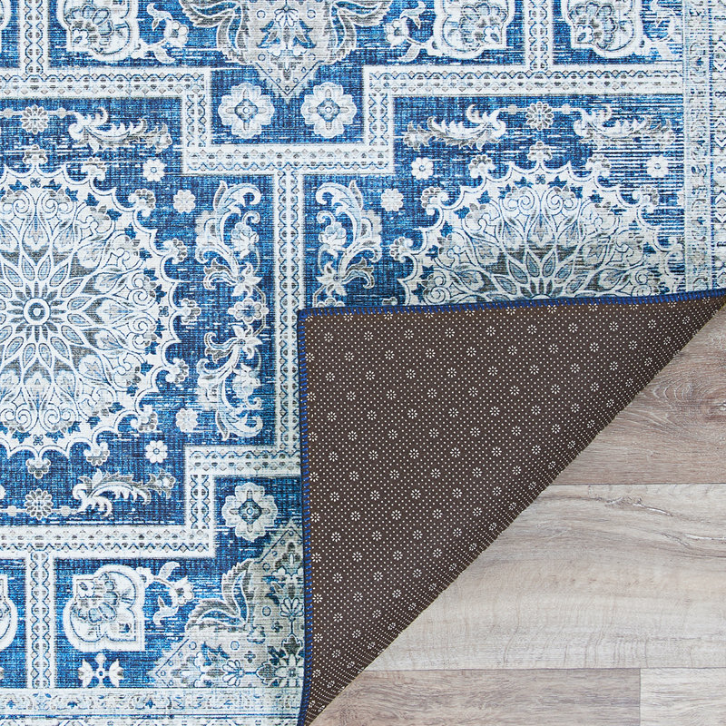 Tapis Hallsville Sari Sapphire, Rectangle 5 pi x 8 pi