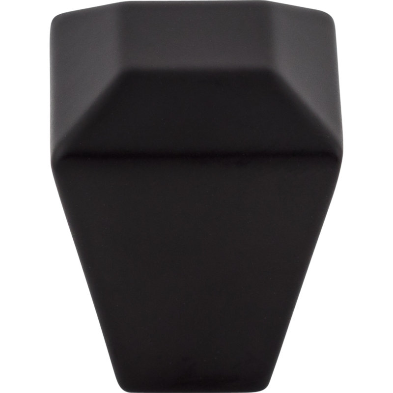 Juliet 1" Diameter Round Knob, Flat Black