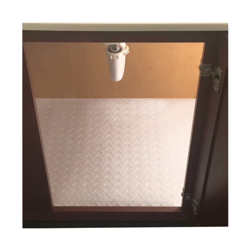 Antiochos Water Resistant Anti-Fatigue Kitchen Mat, Pure White