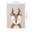 «Deer» par juillet, reproduction d'art sur toile encadrée-8152406