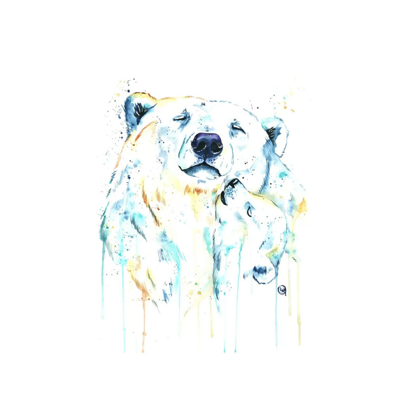 Unconditional Love by Lisa Whitehouse - Wrapped Canvas Painting, 30.48cm H x 20.32cm W x 1.91cm D