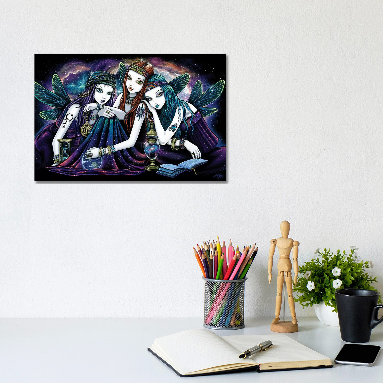 Bless international Seraphina On Canvas by Myka Jelina Print | Wayfair