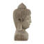 Brown Melchiora Buddha Large Speckled Decorative Sculpture with Textured Base