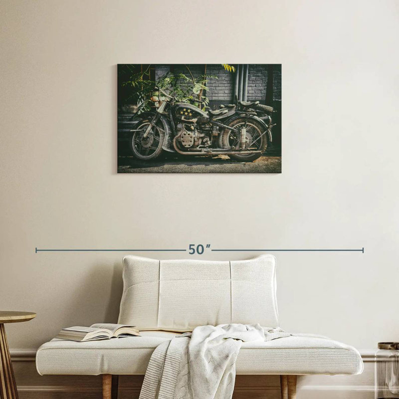 Mehar Motorcycle Five Stars, 20" H x 30" W