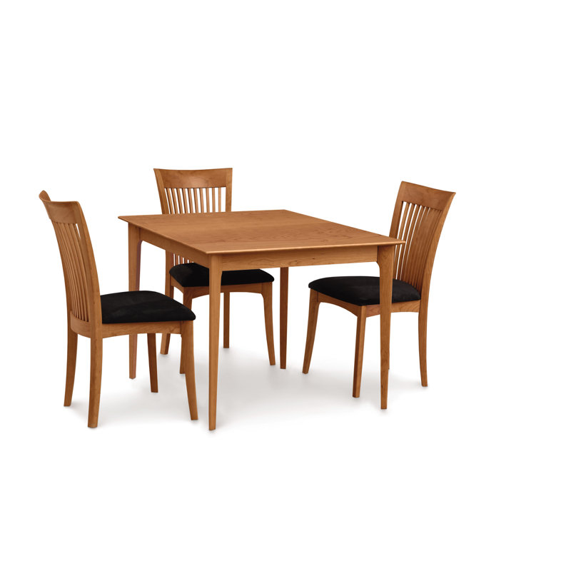 Table fixe Sarah, Cerisier naturel, L 40 po x l 40 po