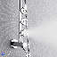 Douche de rénovation FORNO ACQUA AcquaSPA, douche de pluie de tête, pomme de douche à main, jets de corps, inverseur à 6 voies, finition en acier inoxydable poli, débit de 1,8 gal / min-116472610