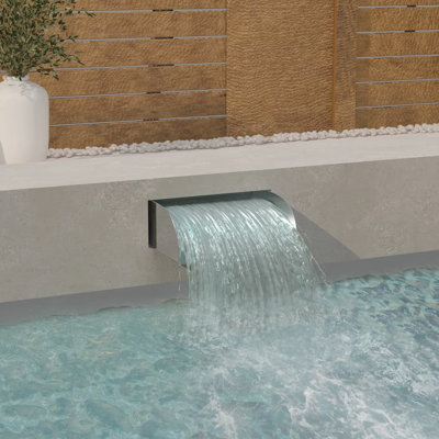 Fontaine d'extérieur pour piscine en acier inoxydable 304