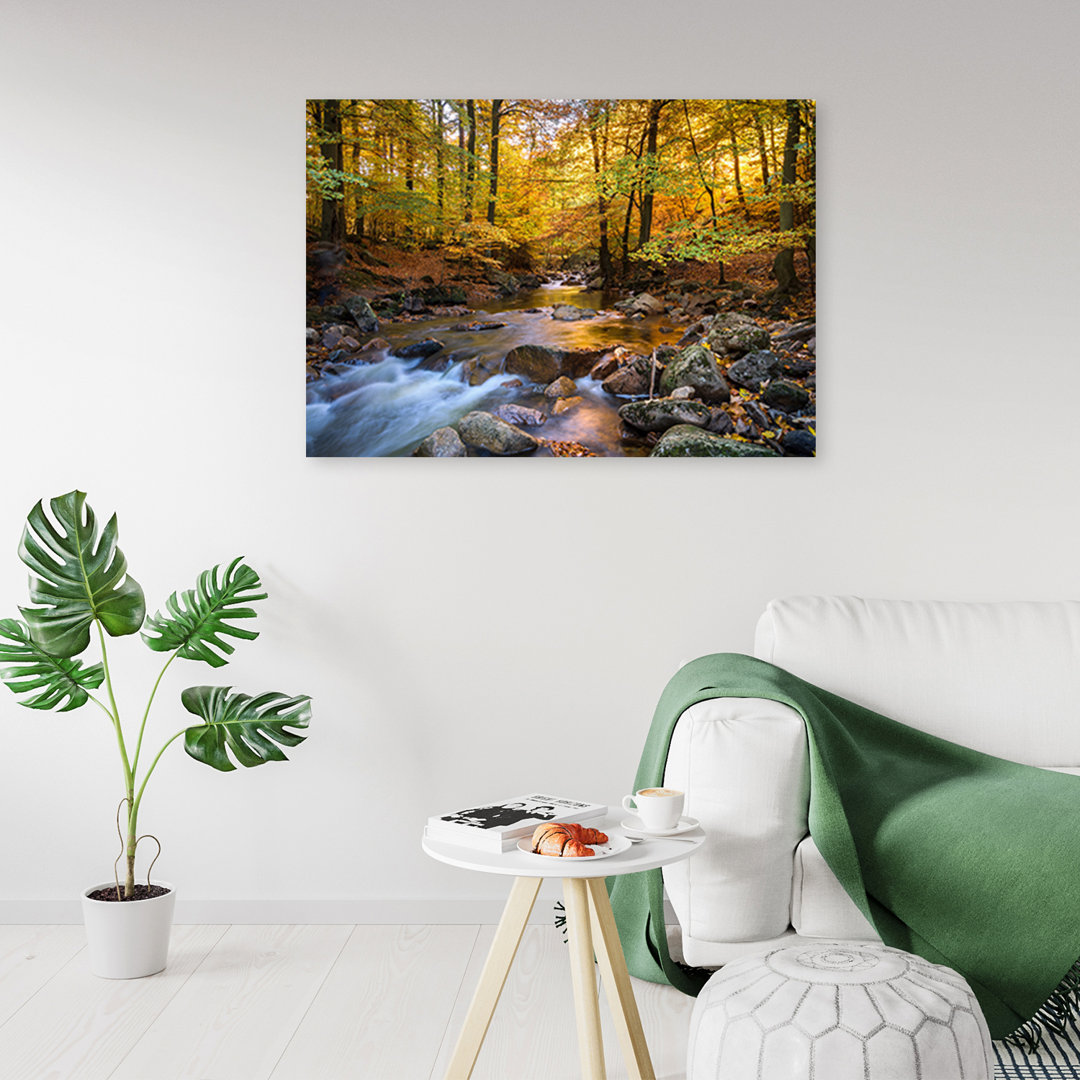 Leinwandbild Canvas Print, Orange Landscapes