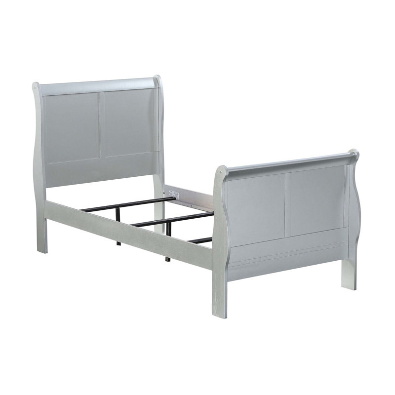 Avondale Sleigh Bed, Gray, Twin