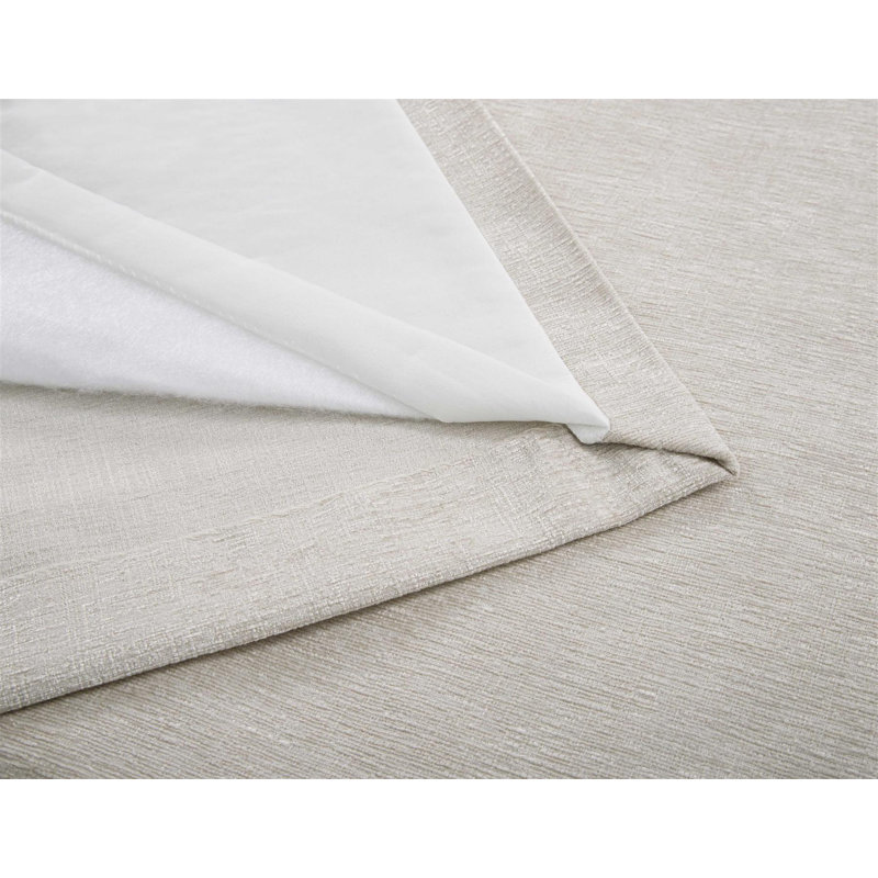 Room Darkening Single Curtain Panel, Cream