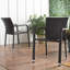 Fauteuil de table à manger empilable pour le patio Bronstein-1829536059